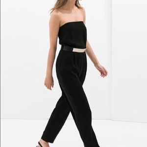 Zara Basic Black Jumpsuit